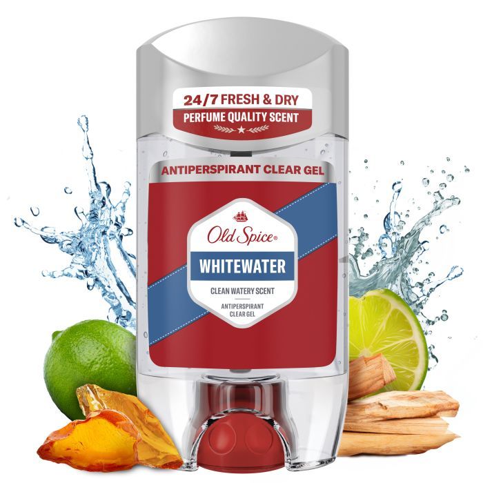 Антиперспирант Old Spice Whitewater Прозрачный гелевый 70 мл (8006530030014) изображение 2