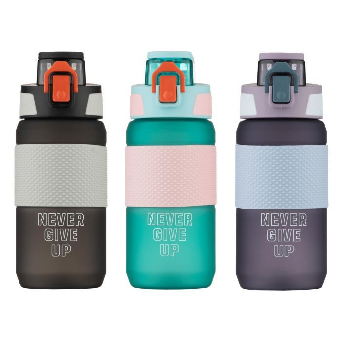 Пляшка для води Ardesto Motion 600мл, пластик, чорний (AR2260ML) зображення 6