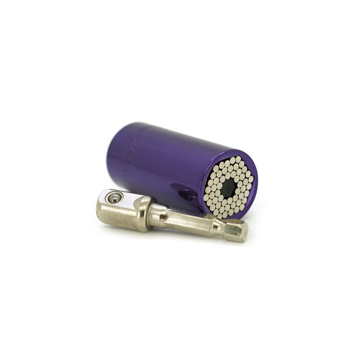 Торцевая головка Voltronic универсальная для шуруповерта 7-19 mm (25*52) 3/4 Violet (YT-UnScTVL)