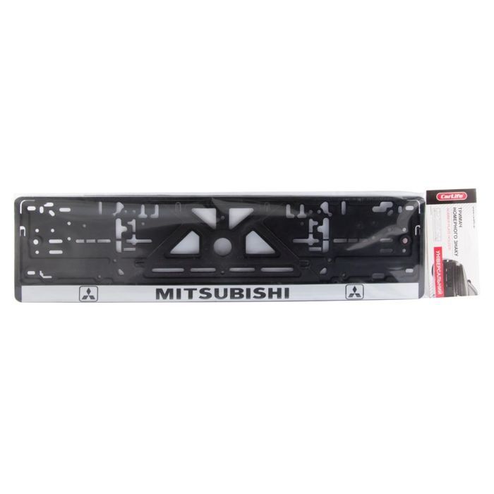Рамка номерного знака CarLife Mitsubishi (NH19) изображение 2