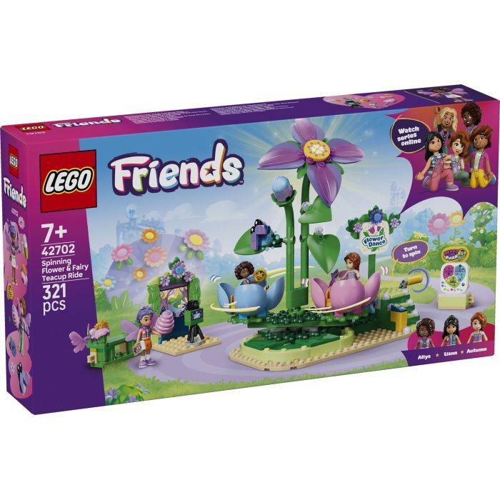 Конструктор LEGO Friends Карусель с цветами и чашками и сказочная фотобудка (42702)