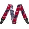 Ремень для гитары Fender Strap 2" Weighless Monogrammed Red/White/Blue (230249)