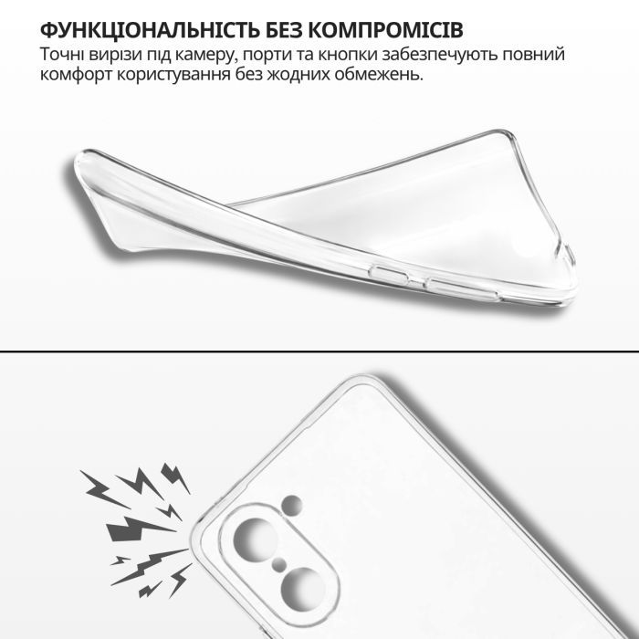 Чехол для мобильного телефона BeCover Silicone OnePlus Nord CE 5 5G Transparent (715697) изображение 5