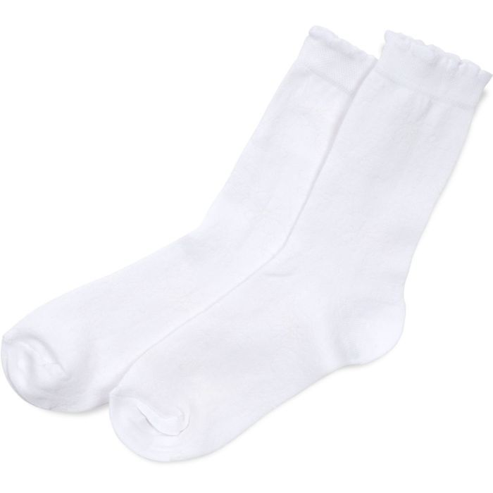 Носки детские UCS Socks однотонные с цветочками (M0C0101-1099-11-white)