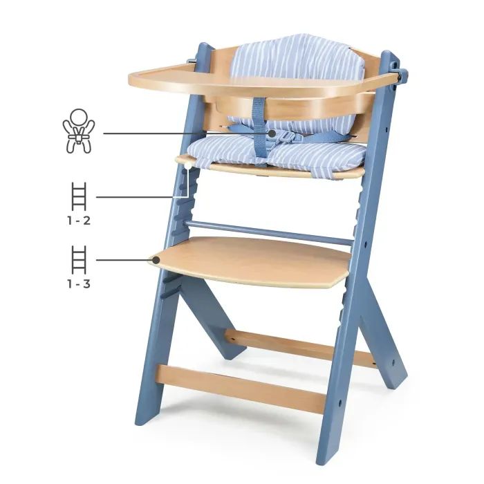 Стілець для годування Kinderkraft с подушкой Enock Nordic Breeze (5902533929719) зображення 3