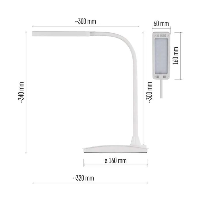 Настольная лампа EMOS EDDY WHITE (Z7599W) изображение 3