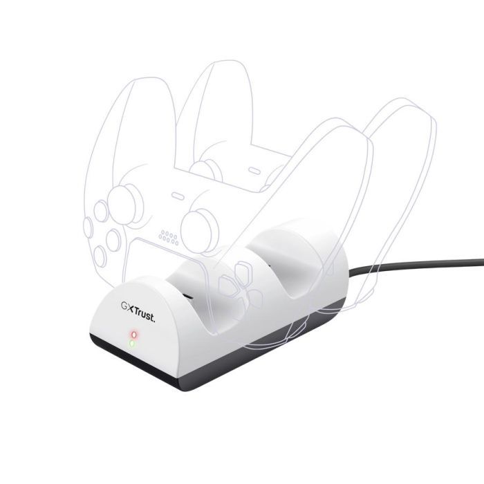 Зарядное устройство Trust GXT 254 for PS5 White (24451) изображение 4