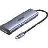 Концентратор Ugreen USB-C 5-in-1 3xUSB-A + 1xUSB-C PD100W + DisplayPort 4K60Hz black (75642)