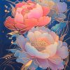 Еженедельник Buromax недатированный PEONY, A5, темно-синий 336 страниц (BM.20170-03) изображение 3