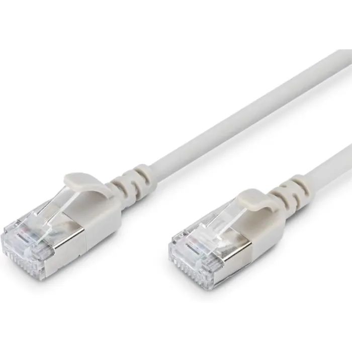 Патч-корд 2м, FTP, cat.6A, Sliim, AWG 32/7, Cu, LSZH, grey Digitus (DK-1632-A-020S)
