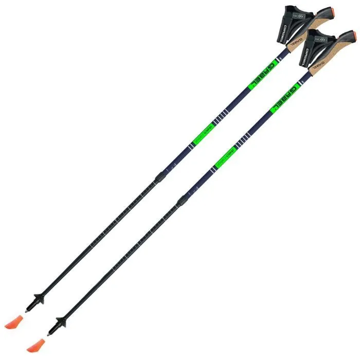 Палки для скандинавской ходьбы Gabel Stretch Carbon Lime (7008352640000) (DAS303675)