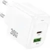 Зарядное устройство HOCO CS55A 1xUSB-C PD30W + 1xUSB QC3.0 white (6942007631549) изображение 4