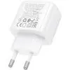 Зарядное устройство HOCO CS55A 1xUSB-C PD30W + 1xUSB QC3.0 white (6942007631549) изображение 6
