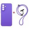 Чехол для мобильного телефона Dengos Case + Cross-body Strap Samsung Galaxy A37 Purple+Purple (DG-KM-CCRB-04)