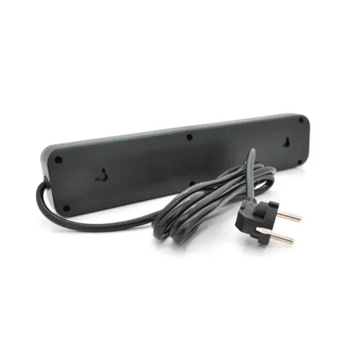 Сетевой фильтр питания Meilepai F25, 5 роз EU Black (F25-Black) изображение 2