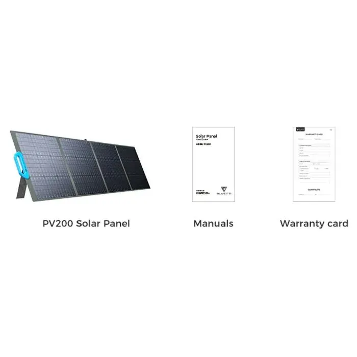 Портативна сонячна панель BLUETTI PV200, 200W (PV200) зображення 7