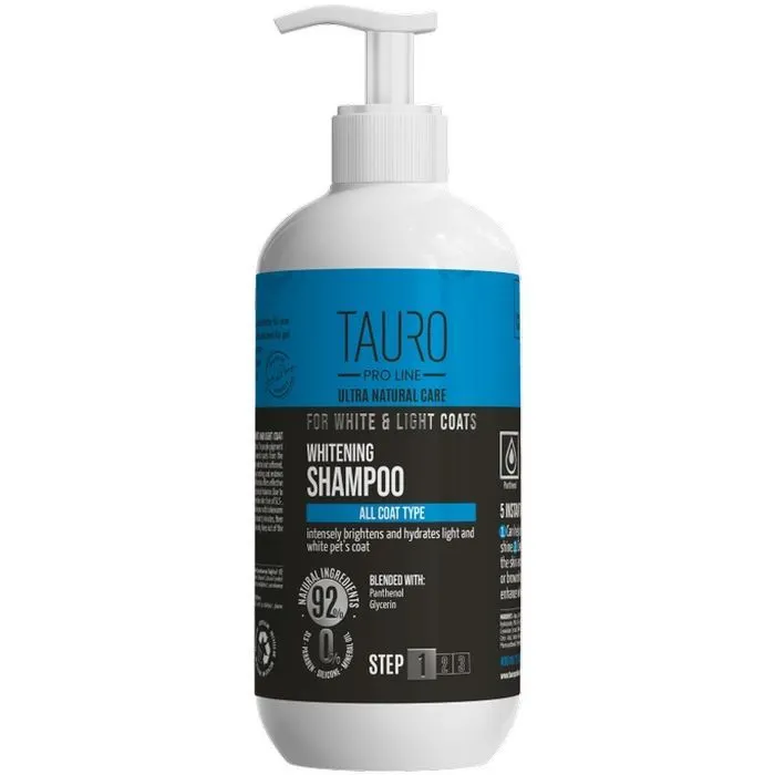 Шампунь для тварин Tauro Pro Line Ultra Natural Care Whitening 400 мл (TPL63612)