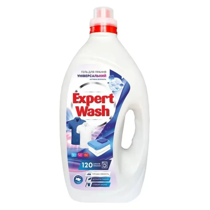 Гель для стирки Expert Wash Универсальная Горная свежесть 6 л (4820197122110)