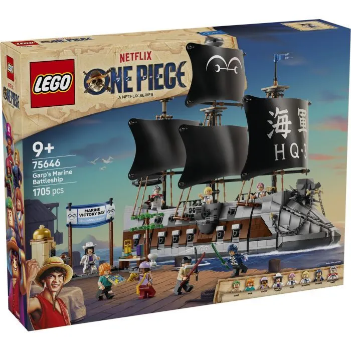 Конструктор LEGO One Piece Морской боевой корабль Гарпа (75646-)