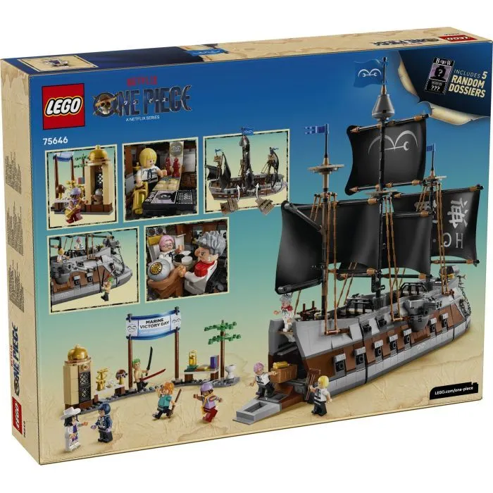 Конструктор LEGO One Piece Морской боевой корабль Гарпа (75646-) изображение 8