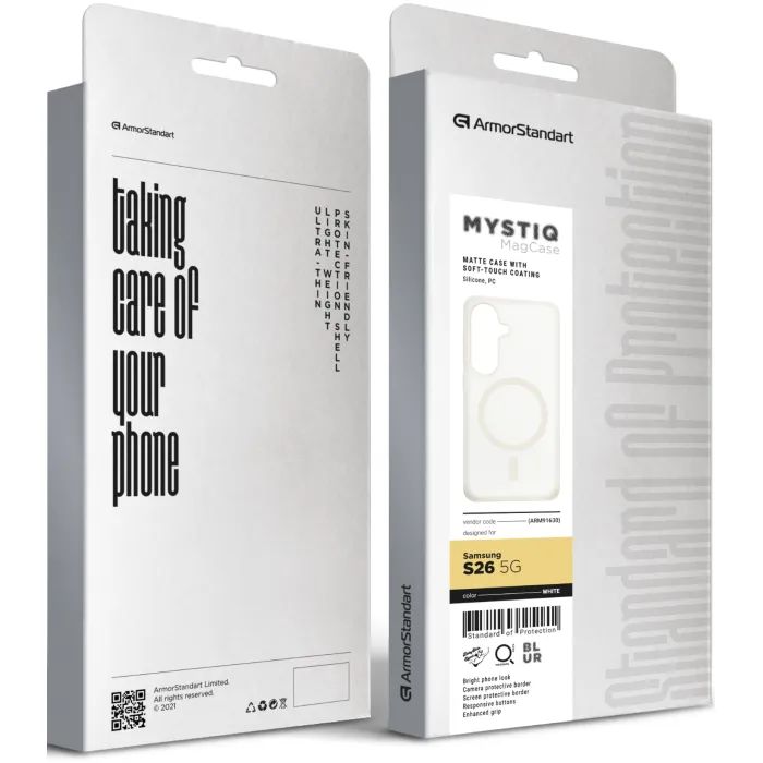 Чехол для мобильного телефона Armorstandart Mystiq MagCase Samsung S26 5G Black (ARM91626) изображение 3