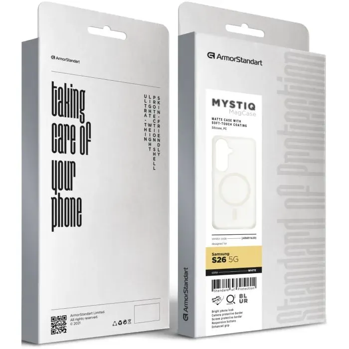 Чехол для мобильного телефона Armorstandart Mystiq MagCase Samsung S26 5G White (ARM91630) изображение 3