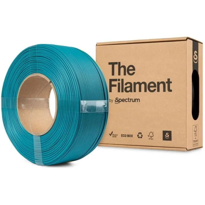 Пластик для 3D-принтера The Filament HT-PLA 1.75mm 1kg ReFill, Tooling Turquoise (TF-24190) зображення 3
