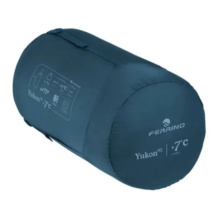Спальний мішок Ferrino Yukon Square +7°C Blue-Grey Right (86381RBGDX) (932335) зображення 4