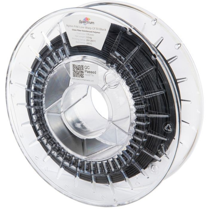 Пластик для 3D-принтера Spectrum PA6 Low Warp GF30 1.75mm Black 1kg (80741)