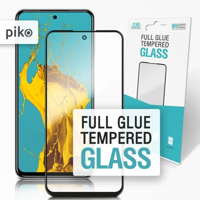 Скло захисне Piko Full Glue Xiaomi Redmi Note 9 Pro Max Black (1283126504365)