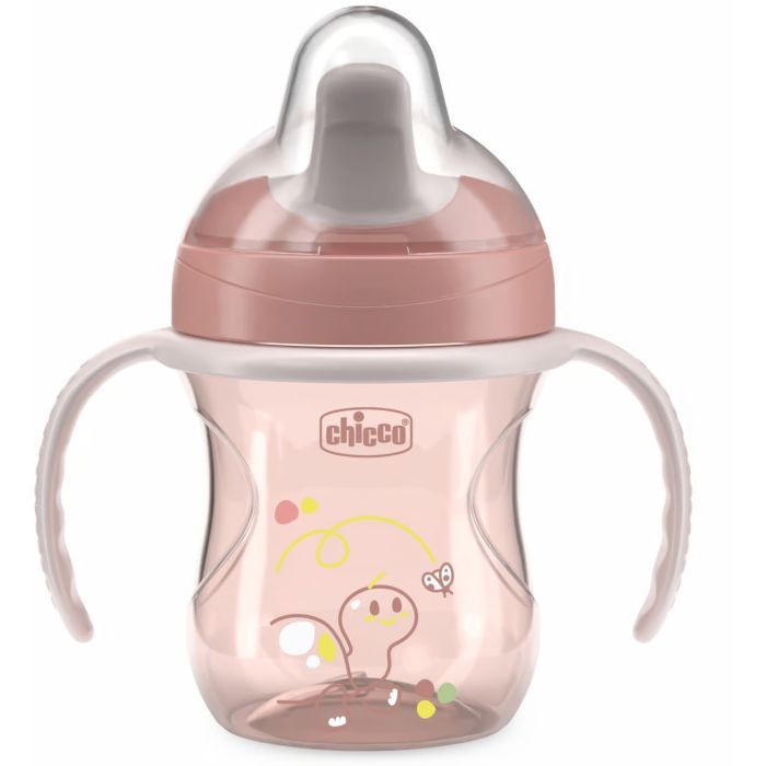 Поїльник-непроливайка Chicco Training Cup 200 мл. від 6 місяців (блакитна) (06921.25)