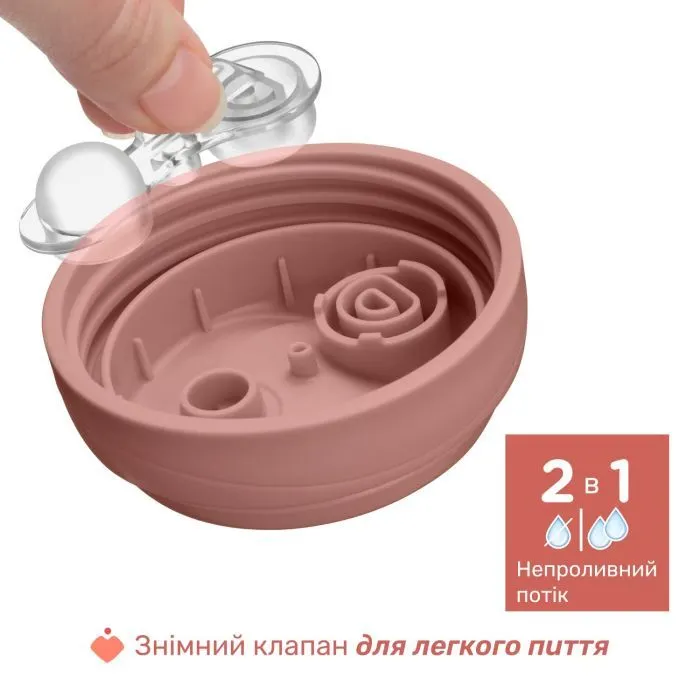 Поїльник-непроливайка Chicco Training Cup 200мл. від 6 місяців (рожева) (06921.15) зображення 5