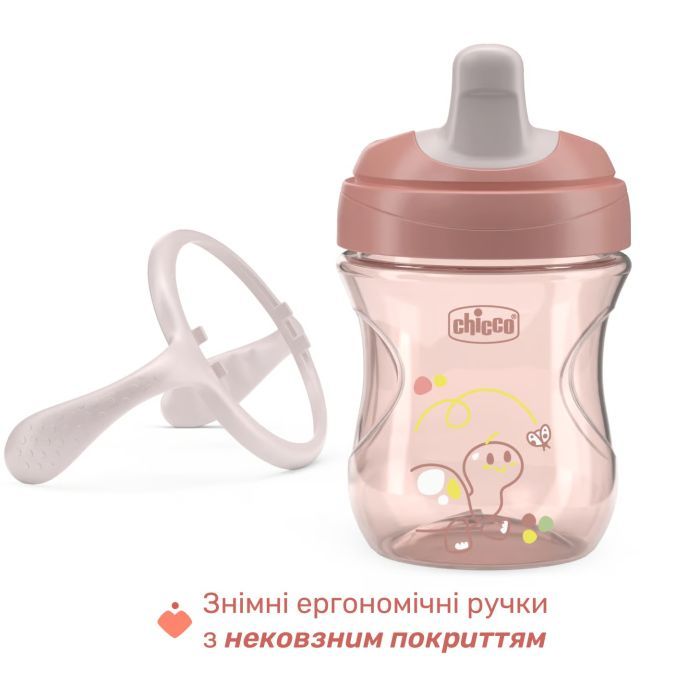 Поїльник-непроливайка Chicco Training Cup 200 мл. від 6 місяців (блакитна) (06921.25) зображення 7