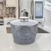 Кастрюля Gusto покриття Ceramic Snow 5.5 л (GT-2604-26) изображение 2