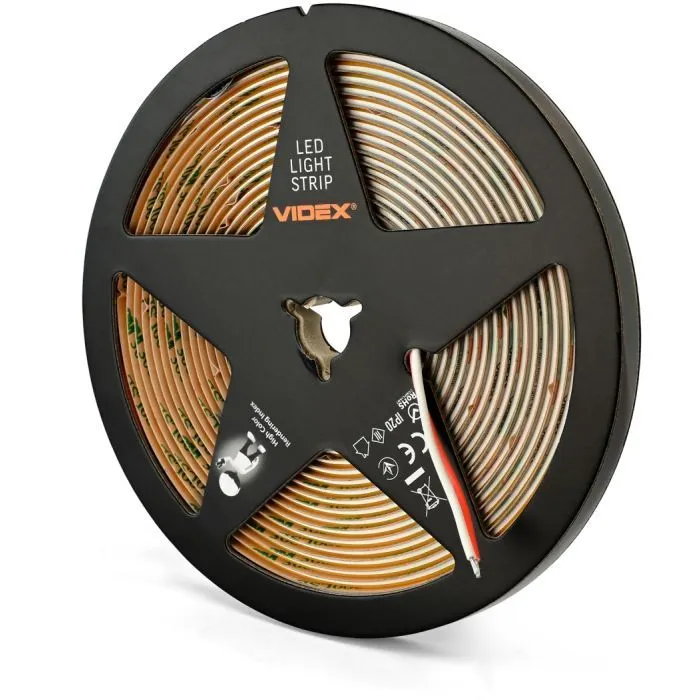 Світлодіодна стрічка Videx COB DC24V 55W 5M 4000K Ra80 IP20 5м (VL-LSTCB320-24114-B5) зображення 2