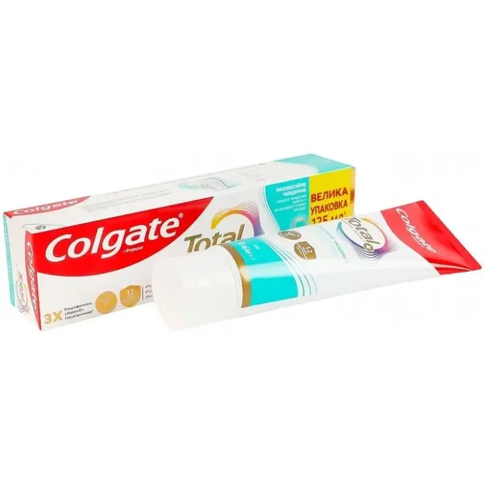 Зубна паста Colgate Total Active Protection Professional Clean Гель 125 мл (6920354839993)
