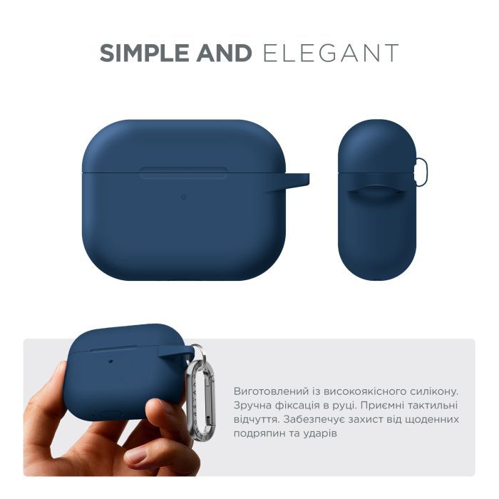 Чехол для наушников Armorstandart Hang Case For Apple AirPods Pro 3 Scarlet (ARM88283) изображение 2