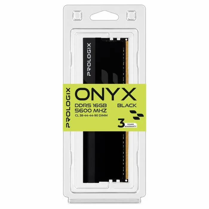 Модуль памяти для компьютера DDR5 16GB 5600 MHz Onyx Black Prologix (PRO16GB5600YB5) изображение 4