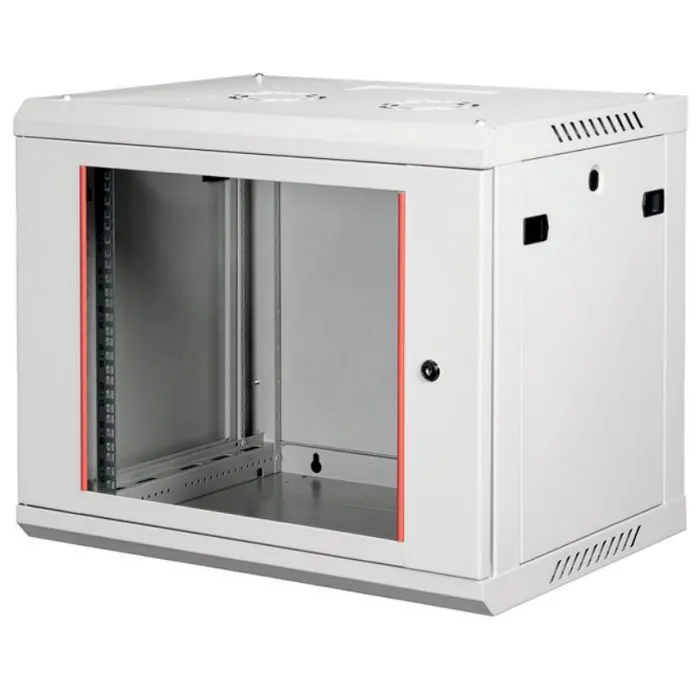 Шафа настінна 9U 19" 600x600 ProlineB Lande (LN-WB-09U6060-LG-F)