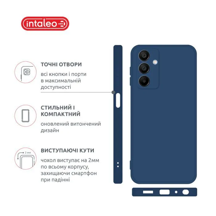 Чохол до мобільного телефона Intaleo SoftShell Samsung Galaxy A16 Blue (1283126609541) зображення 4