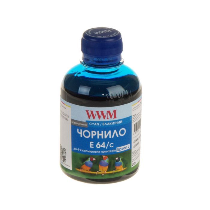 Чернила WWM EPSON L110/L210/L355 Cyan (E64/C)