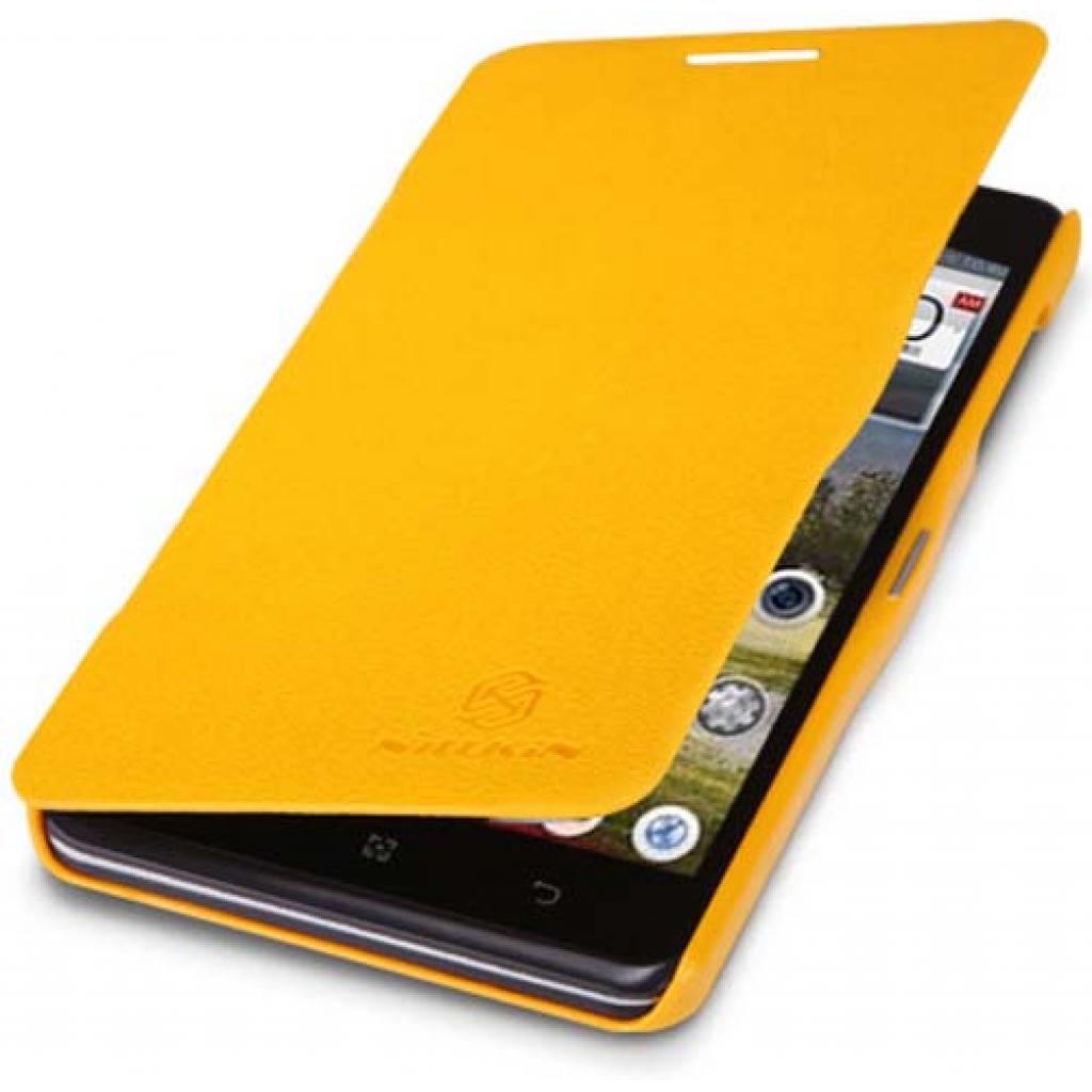 Чехол для мобильного телефона Nillkin для Lenovo P780 /Fresh/ Leather/Yellow (6100781) изображение 3