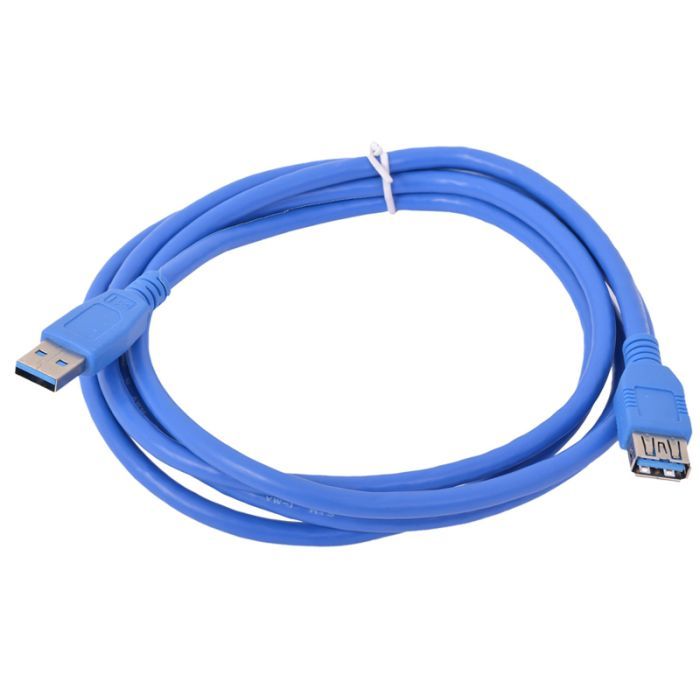 Дата кабель подовжувач USB3.0 AM/AF Cablexpert (CCP-USB3-AMAF-6)