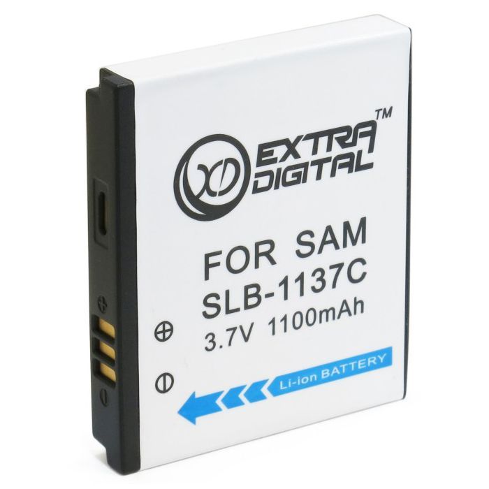 Аккумулятор к фото/видео Extradigital Samsung SLB-1137C, Li-ion, 1100 mAh (DV00DV1326)