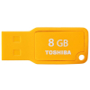 USB флеш накопичувач Toshiba 8GB Mikawa Yellow USB 2.0 (THN-U201Y0080M4)
