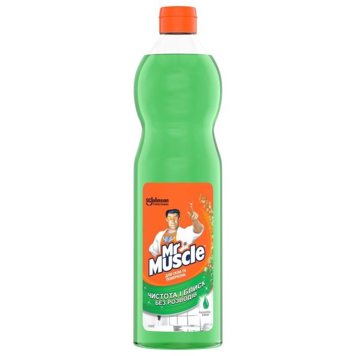 Средство для мытья стекла Mr Muscle с нашатырным спиртом Утренняя роса запаска 500 мл (4823002000283)
