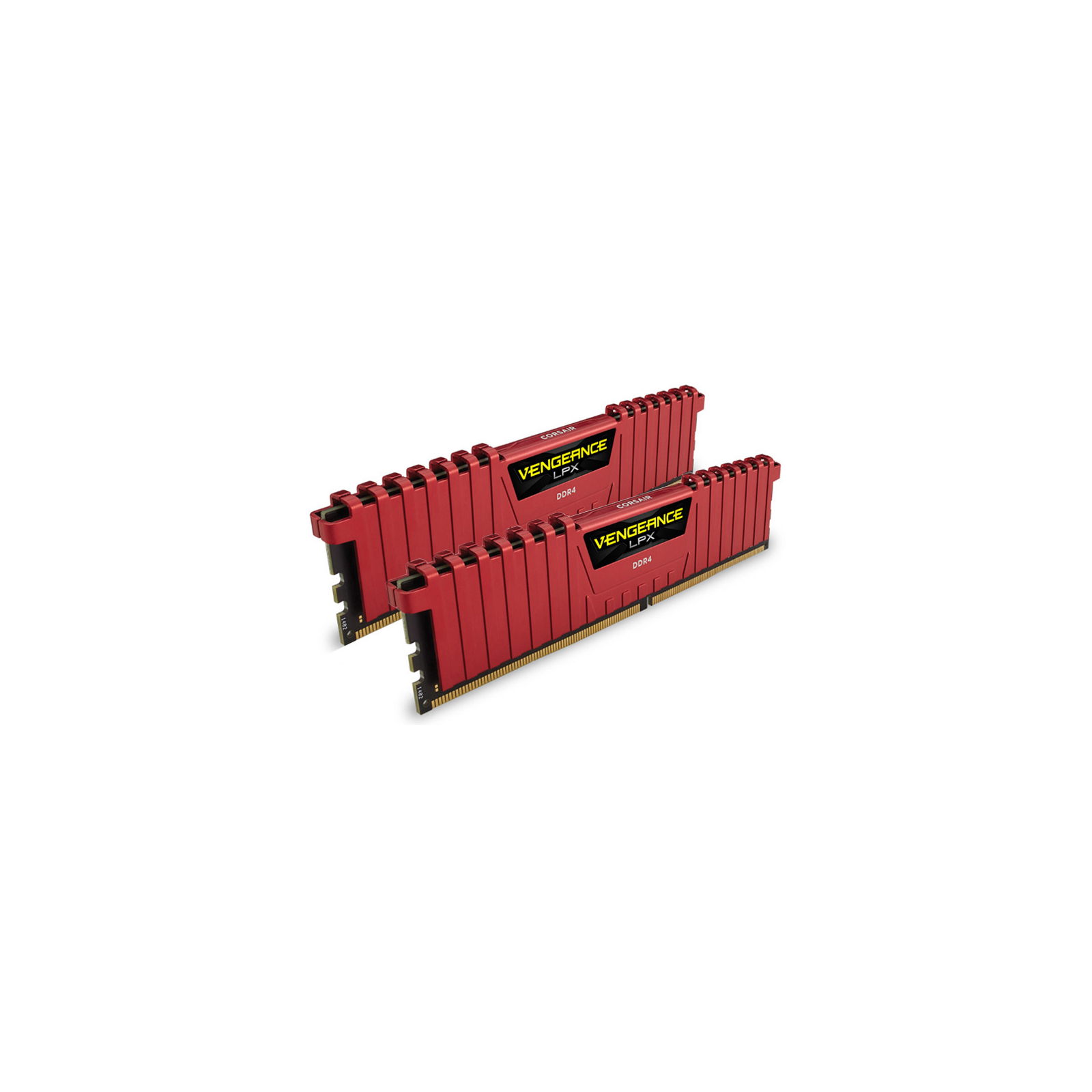 Модуль пам'яті для комп'ютера DDR4 8GB (2x4GB) 3000 MHz Vengeance LPX Red Corsair (CMK8GX4M2B3000C15R) зображення 2
