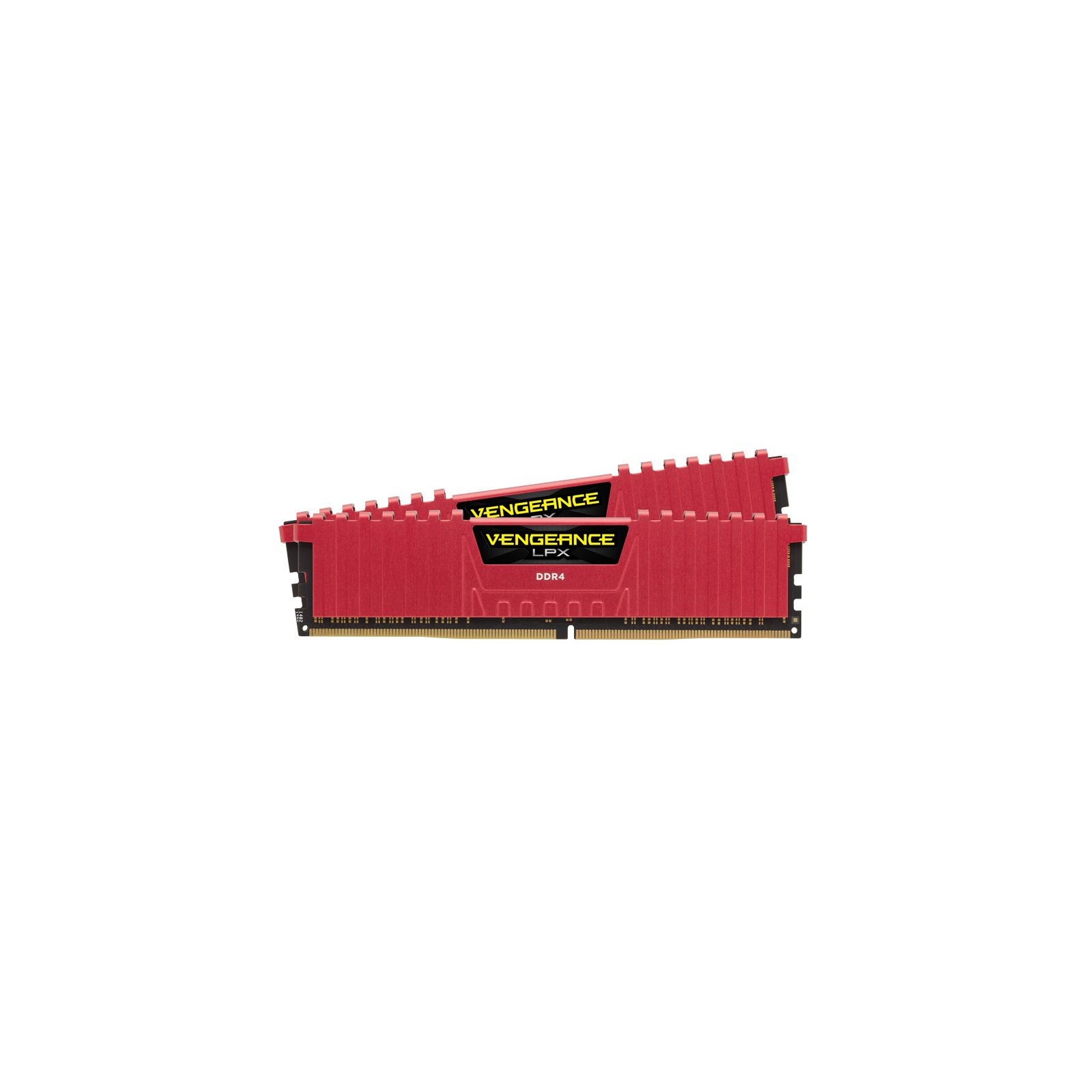 Модуль пам'яті для комп'ютера DDR4 8GB (2x4GB) 3000 MHz Vengeance LPX Red Corsair (CMK8GX4M2B3000C15R)