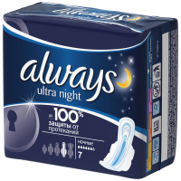 Гигиенические прокладки Always Ultra Platinum Collection Ultra Night 7 шт (4015400453307) изображение 3