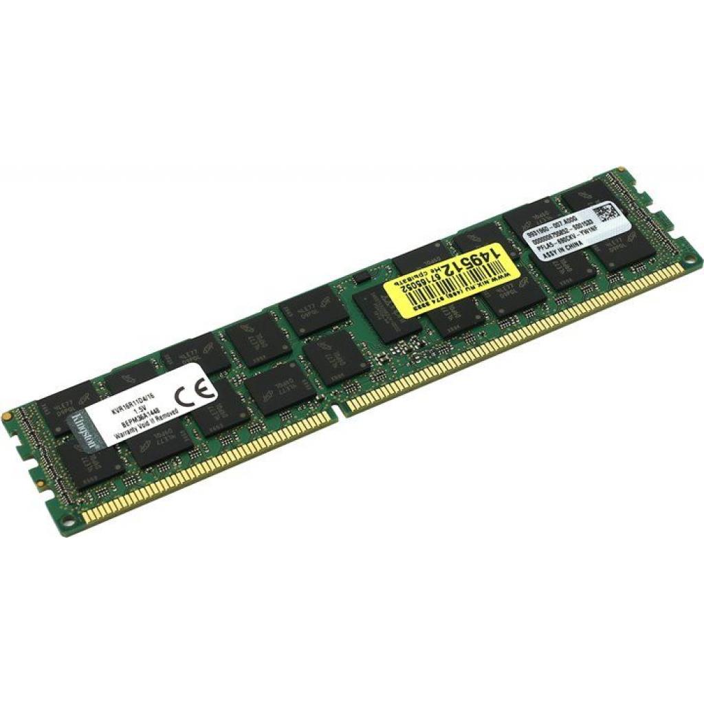 Модуль пам'яті для сервера DDR3 16GB Kingston (KVR16R11D4/16HB)